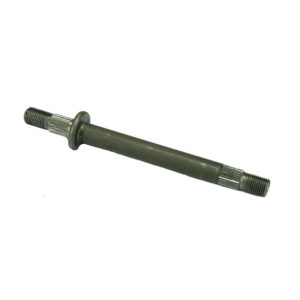 Albero lama trattorino Millerighe, lunghezza totale 197 mm. 12 cave lato lama . Dado 455061-450047