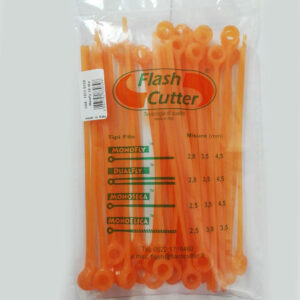 LAMELLE PER TESTINA FLASH CUTTER SEZIONE OVALE 2,8x4,5 MM MONOFLY 40 pz. - 10119109