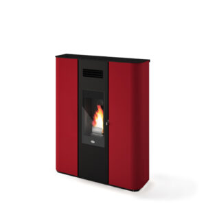Stufa a Pellet Eva Calor Rebecca New 9,5 KW Rosso - 9016004100