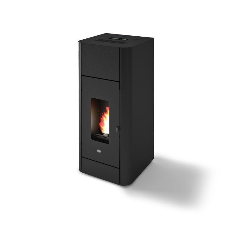 stufa a pellet eva calor frida 17 kw nero