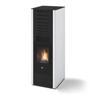 Stufa a pellet Eva Calor Karen 9 kw Bianco - 901678000