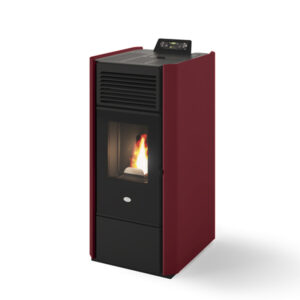 Stufa a pellet Eva Calor Nora 7 kw Rosso - 901692200