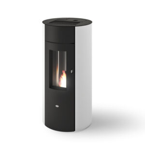 Stufa a pellet Eva Calor Trinity 10.5 Kw Bianco - 901691000