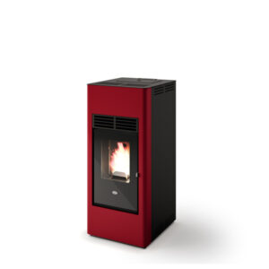 Stufa a pellet Eva Calor Karina 9 Kw Rosso - 9016003800