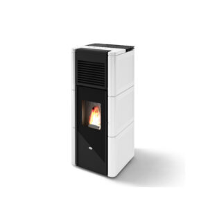 Stufa a Pellet Eva Calor Zoe 15 kw Bianco - 901647400