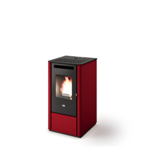 Stufa a pellet Eva Calor Kali 9 KW Rosso - 9016003100