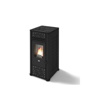 Stufa a pellet Eva Calor Lucilla 9 kw Nero Goffrato - 901670400