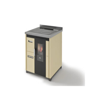 Cucina a Pellet Eva Calor Nina 7,5 Kw Piano Cottura Vetro Ceramicato