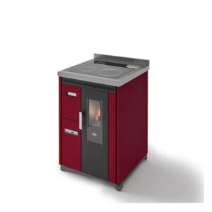 Cucina a Pellet Eva Calor Nina 7,5 Kw Piano Cottura Vetro Ceramicato - immagine 3