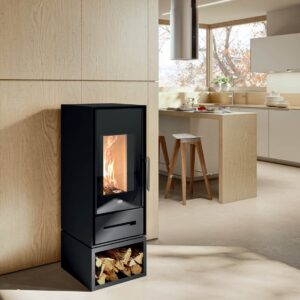 Stufa a legna Eva Calor Arianna 8,0 Kw Nero – 9016044200