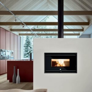 Inserto a legna Eva Calor Biagio 12,5 Kw Nero – 9016079600