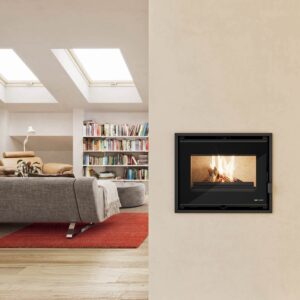 Inserto a legna Eva Calor Checco 11 9,0 Kw Nero – 9016079200