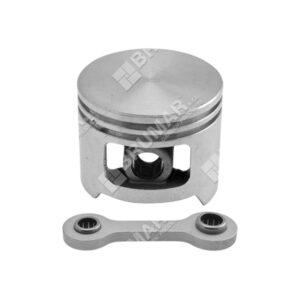 Pistone completo di biella diametro 46.5 mm per decespugliatori IKRA - MOGATEC - 042453